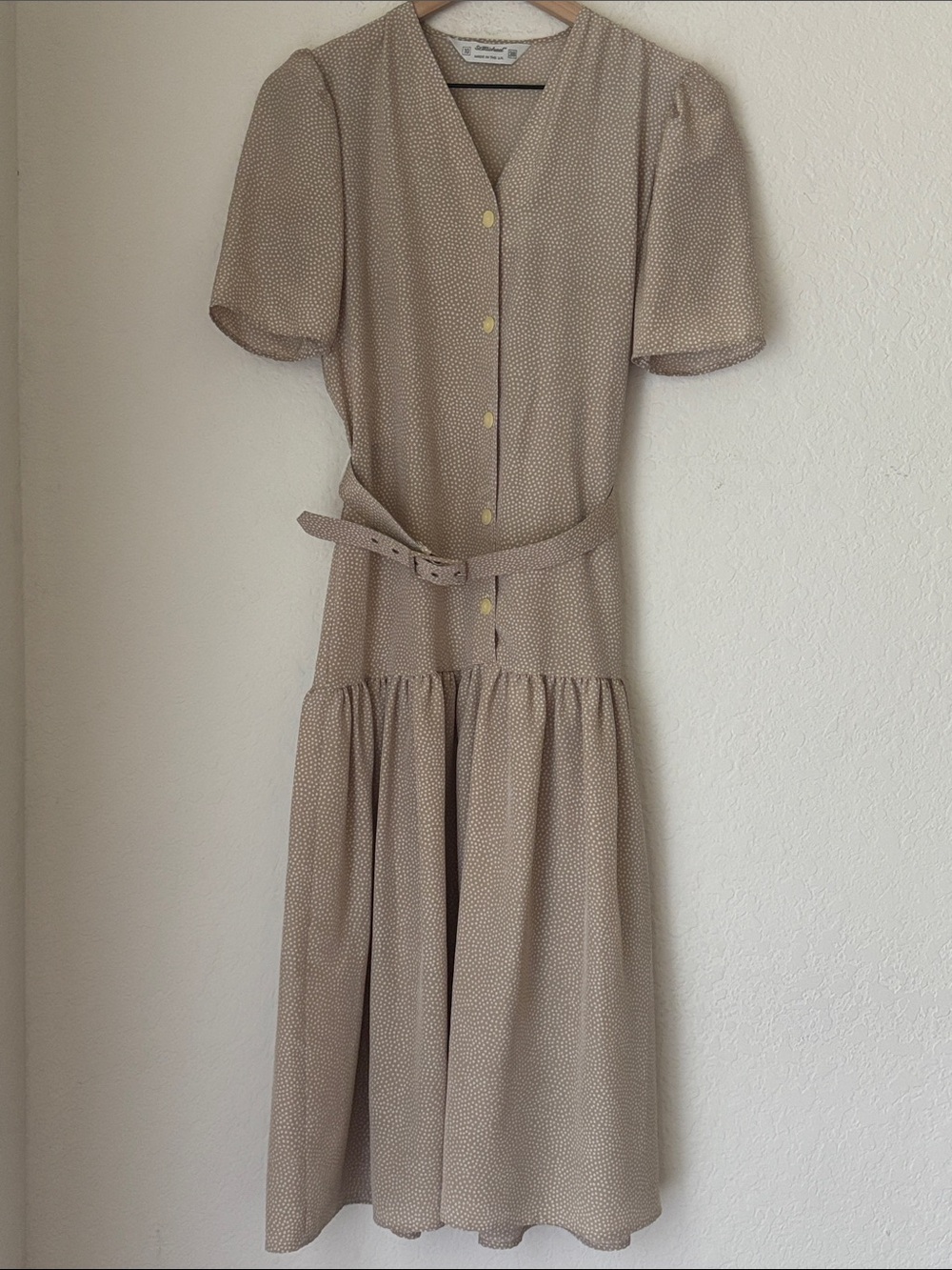 Super Rare Vintage St Michael vintage Pola dot dress. made in UK size 10